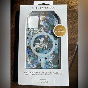 NWT Rifle Paper Co mag safe phone case iPhone 13